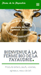 Mobile Screenshot of ferme-de-la-fayaudrie.com